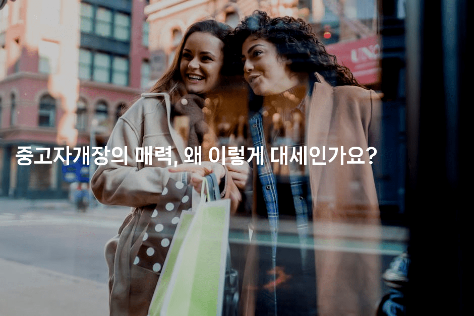 중고자개장의 매력, 왜 이렇게 대세인가요?-국보대표