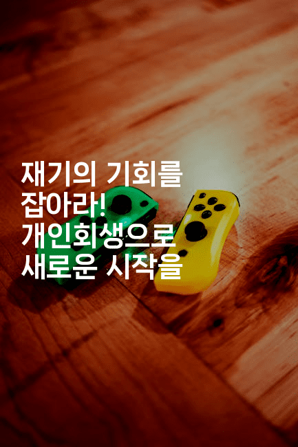 재기의 기회를 잡아라! 개인회생으로 새로운 시작을-국보대표