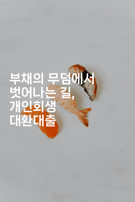 부채의 무덤에서 벗어나는 길, 개인회생 대환대출-국보대표